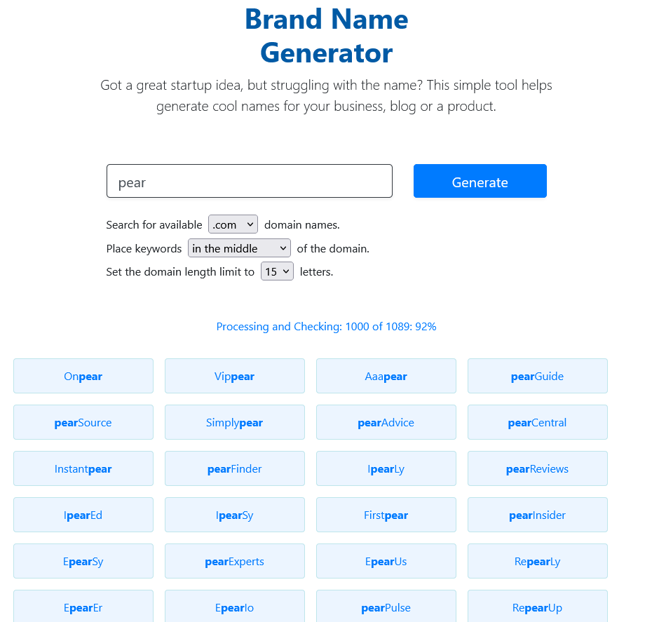 12 Top Free  Name Generators in 2021