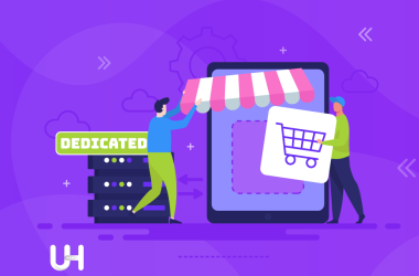 Dedicated server for an online store