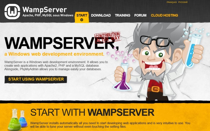 Le stack WAMP Server PHP