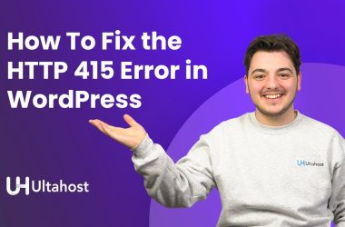 How To Fix the HTTP 415 Error in WordPress