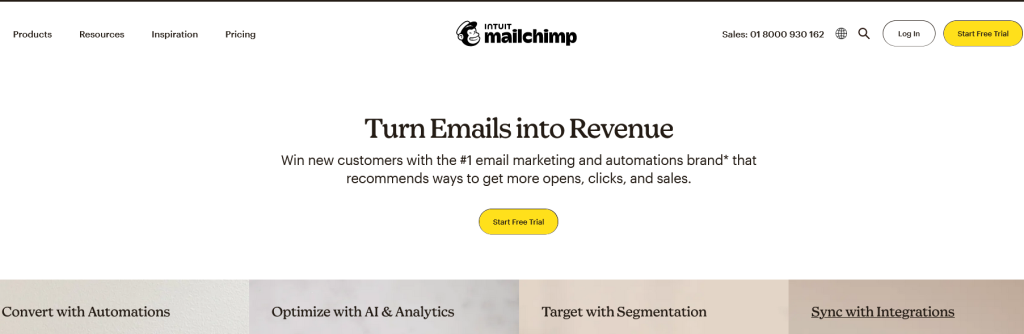 MailChimp لرسائِل البَريد الإلكتروني الخاصة بالمُعاملات
