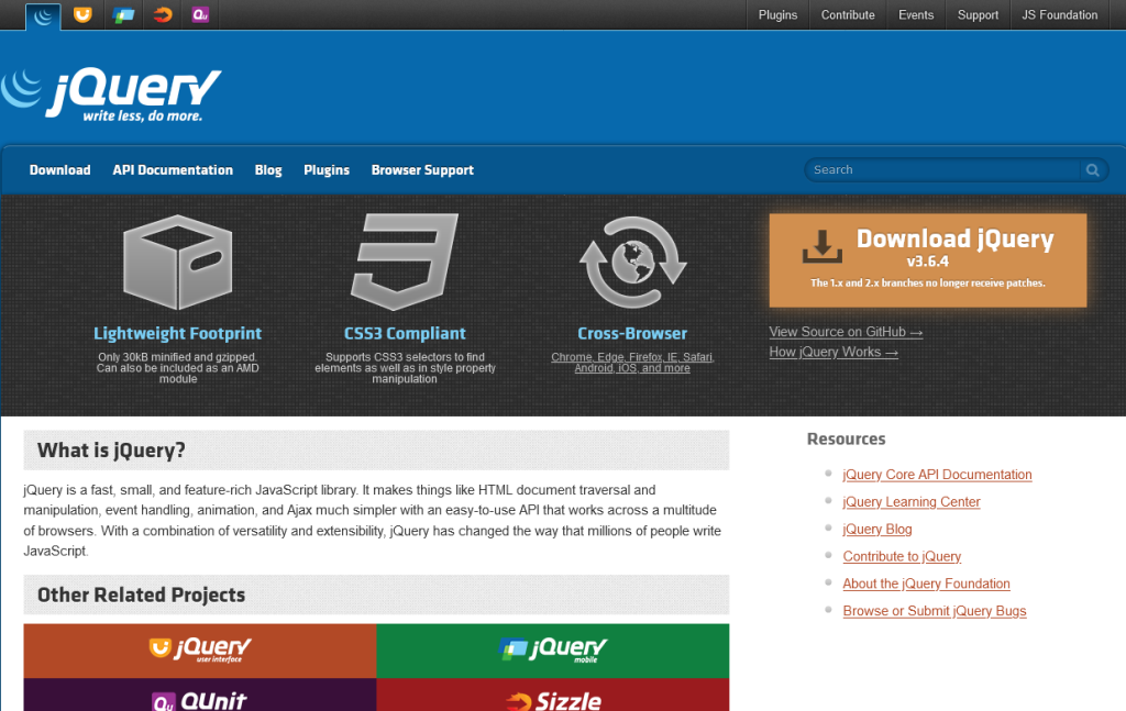 Perpustakaan Front-End Situs Web Terbaik