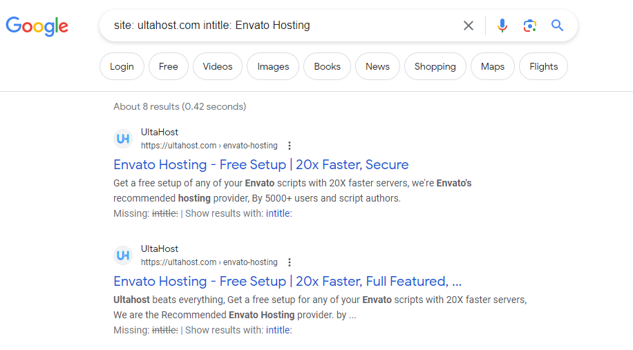 "الموقع: ultahost.com intitle: Envato Hosting"
