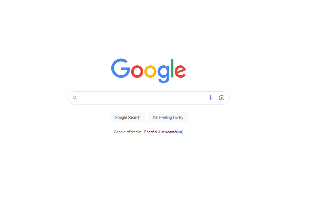 O Google detém o título de motor de busca da Internet mais popular.