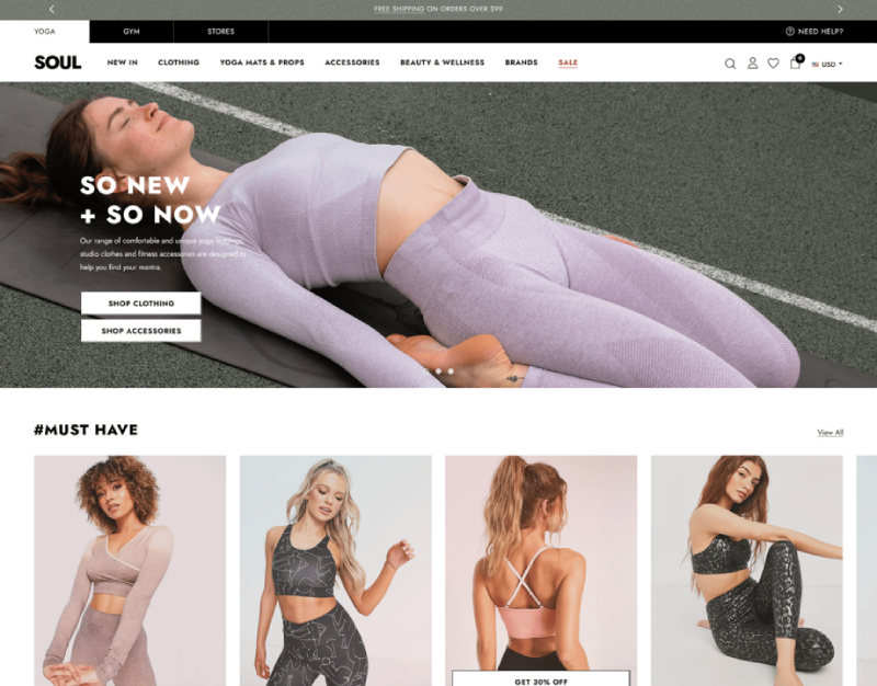 SURFup Soul - eCommerce Website Templates