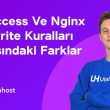 .htaccess ve Nginx Rewrite Kuralları Arasındaki Farklar