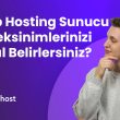 Web Hosting Sunucu Gereksinimlerinizi Nasıl Belirlersiniz?
