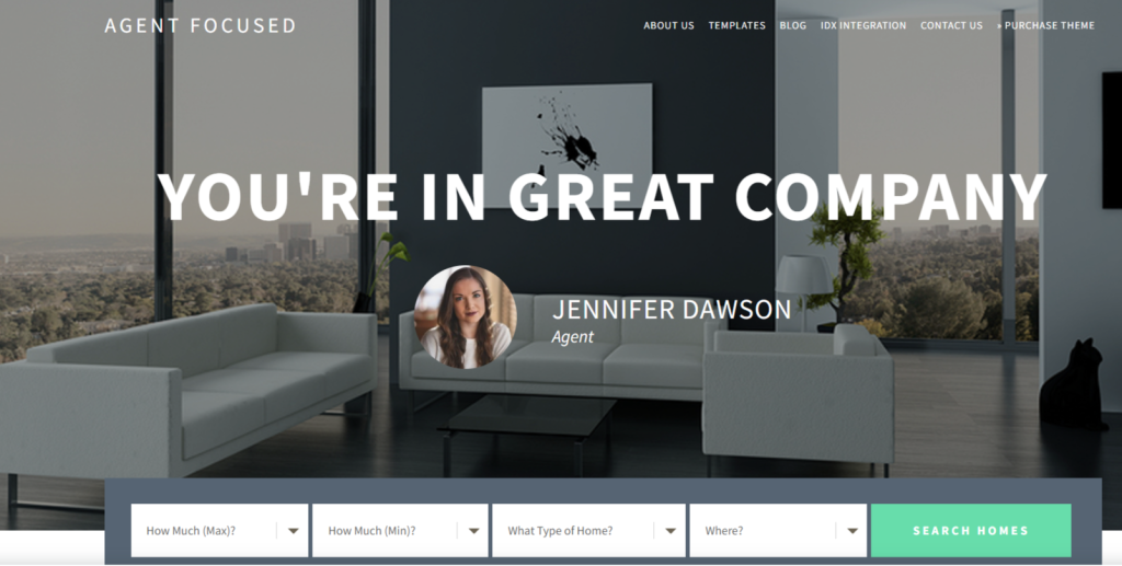 AgentPress Pro - Temas de WordPress para Bienes Raíces