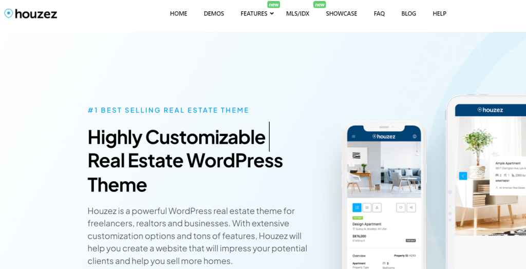 Houzez - Temas de WordPress para Bienes Raíces
