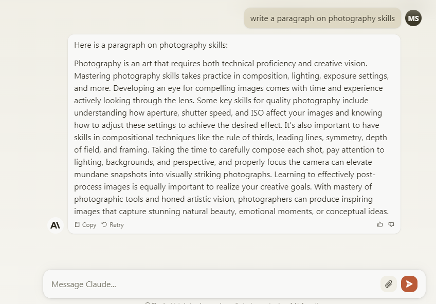 herramientas de escritura: Claude AI