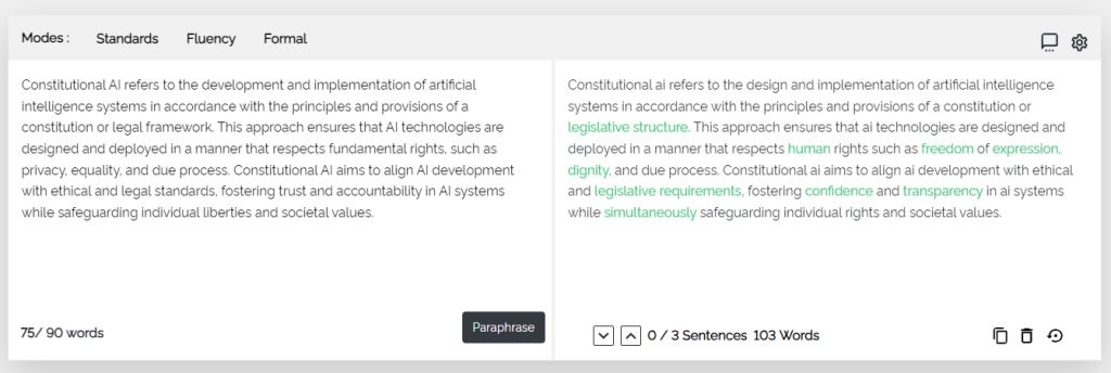 herramientas de escritura: Paraphrase Tool