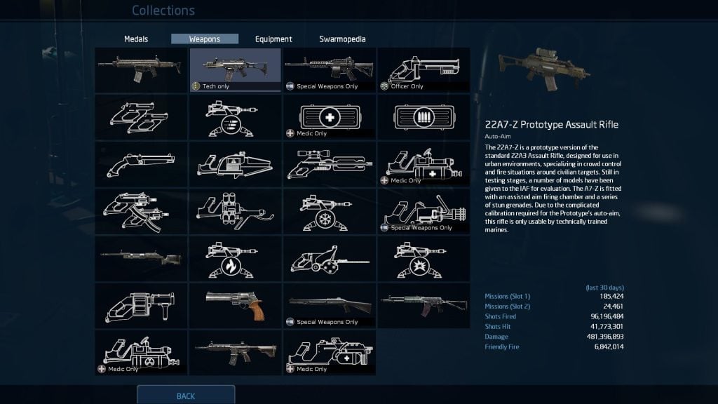 Battlefield Weapons