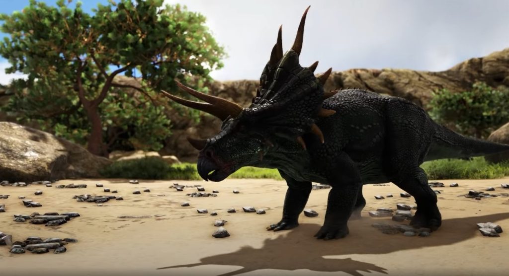 Tem onze eerste Dino Triceratops in ARK: Survival Evolved
