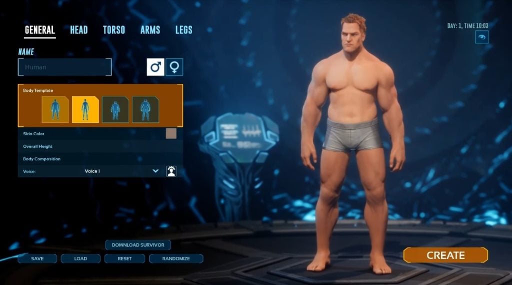 خلق شخصیت در ark ascended
