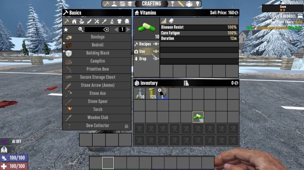 Vitamins for lurky water