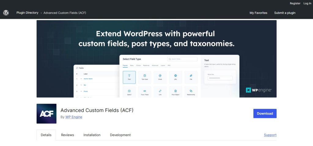 Advanced Custom Fields