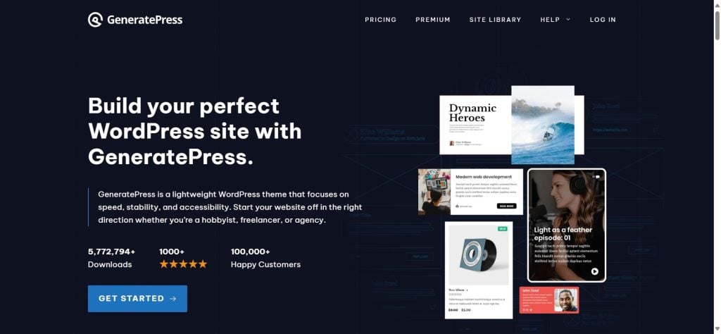 GeneratePress Elementor WordPress Theme