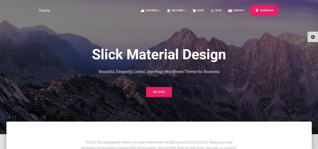 Hestia Mobile-Friendly WordPress Theme