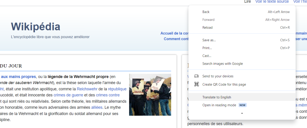 How To Translate a Website in Google Chrome
