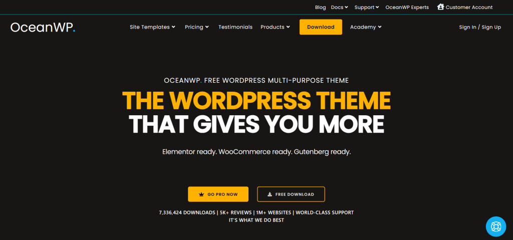 OceanWP WordPress Theme