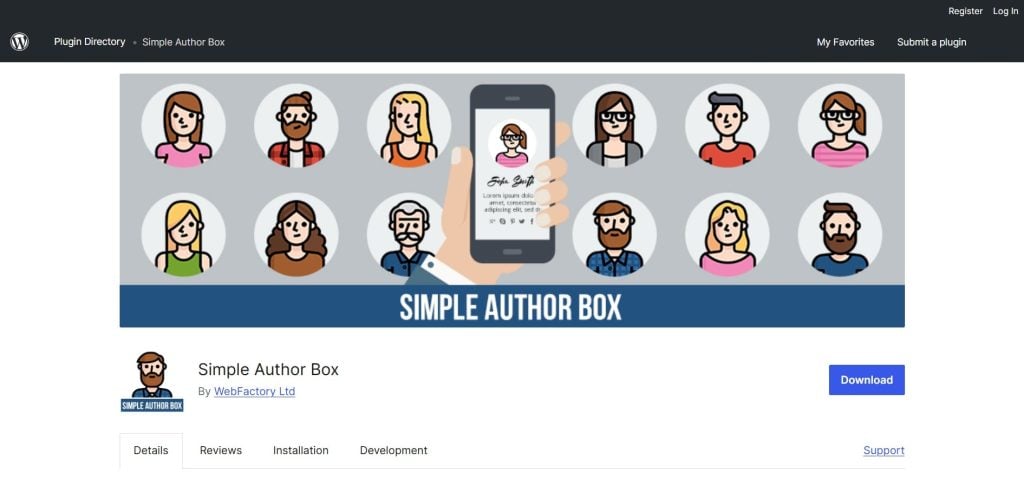 Simple Author Box