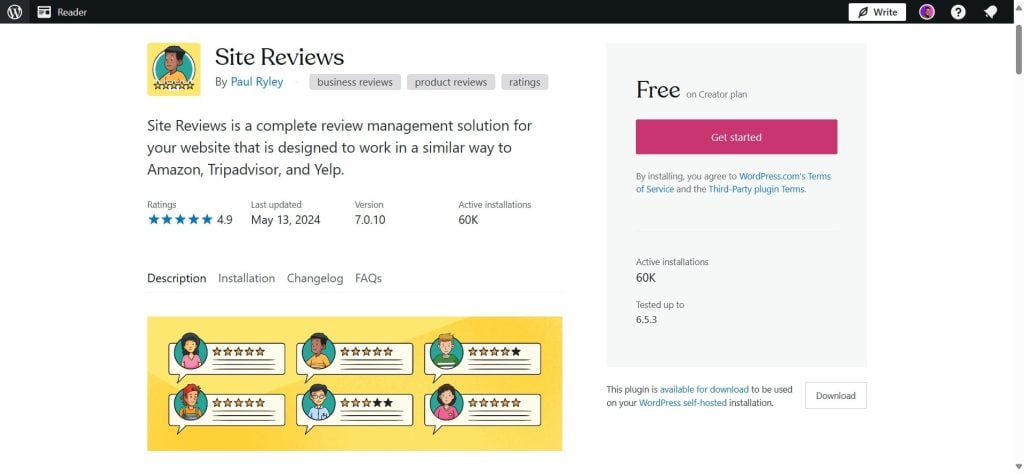 Đánh giá Site Reviews