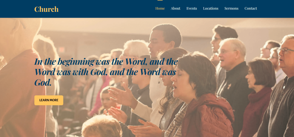 Tema da Igreja Themify Ultra