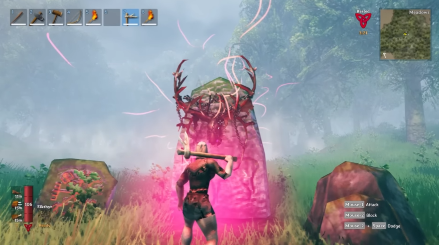 Advancement in powers in Valheim
