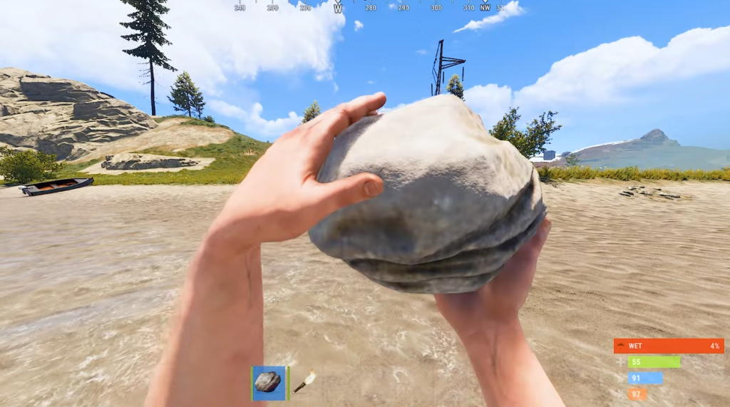 камень и факел