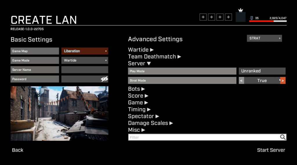 creazione del server