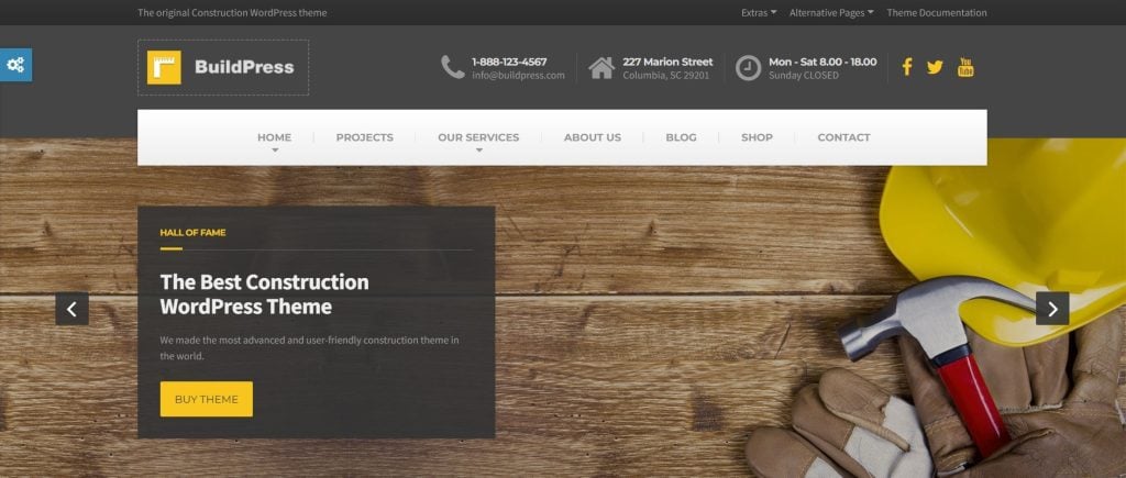 BuildPress WordPress Bouwthema