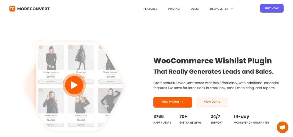 MoreConvert WooCommerce Wishlist Plugin