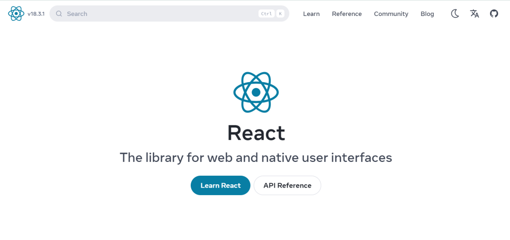 React