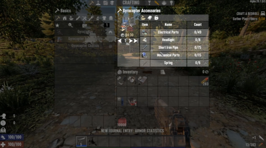 materials you need to fly