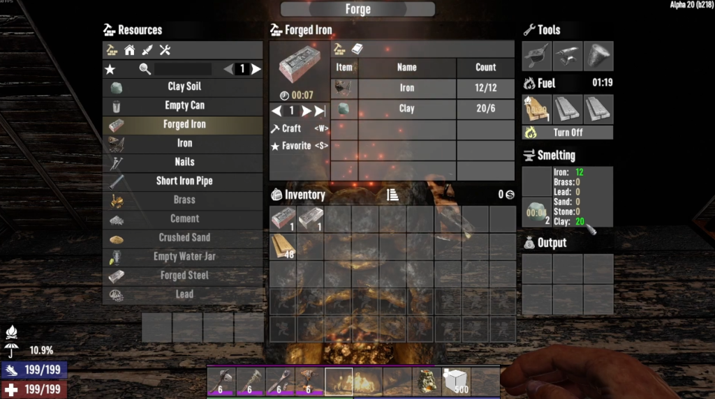 изготовление в печи