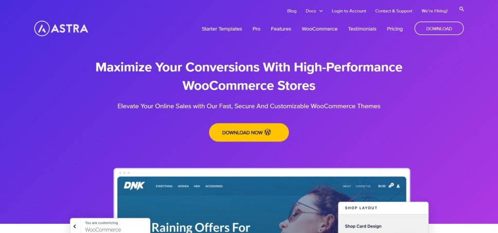 Astra WooCommerce Theme