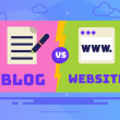 Blog vs Website