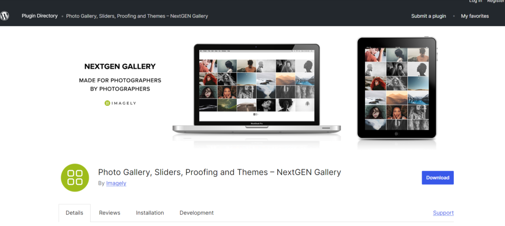 NextGEN Gallery - WordPress Portfolio Plugins