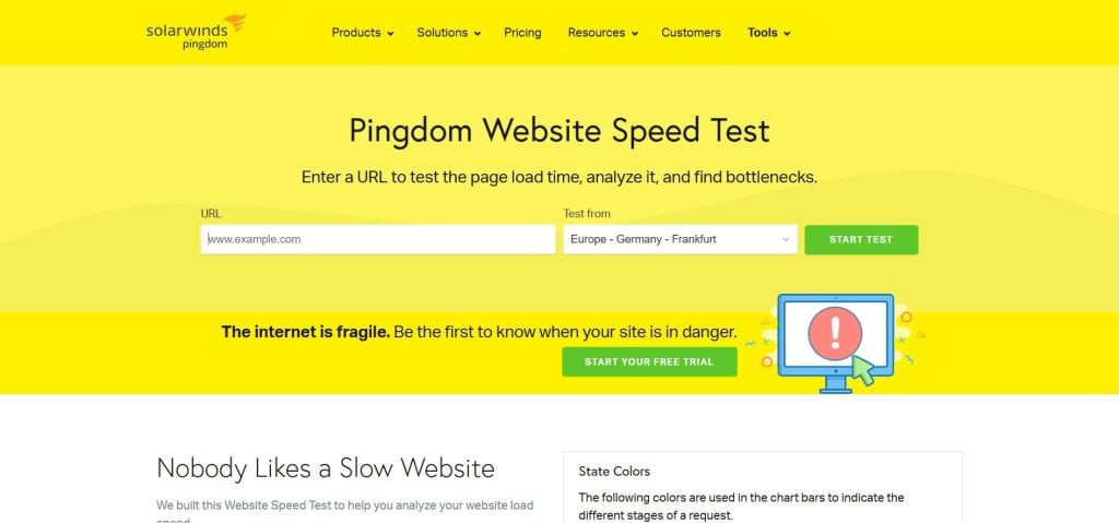 Pingdom Tools