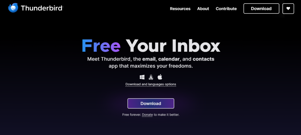 Thunderbird as outlook alternative
