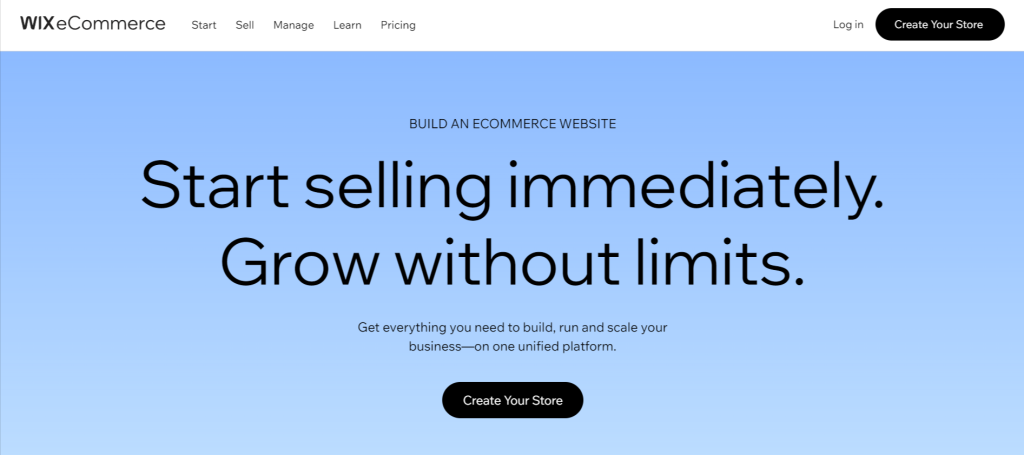 Wix eCommerce - بديل لـ Shopify
