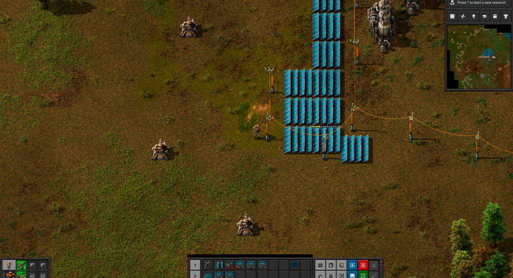 Factorio defense