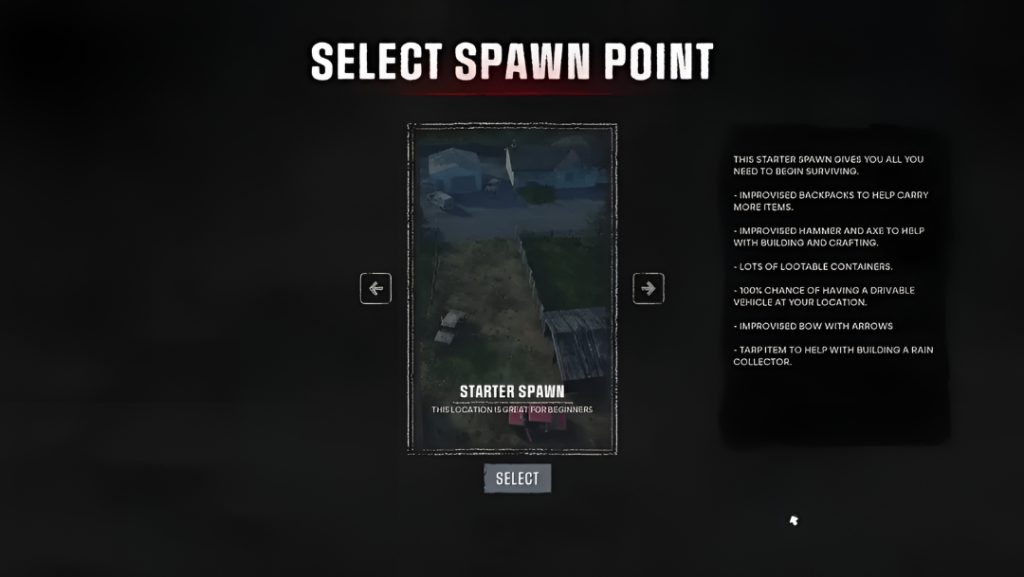 spawn points