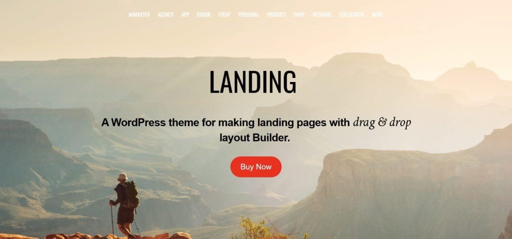 Landing WordPress 테마






