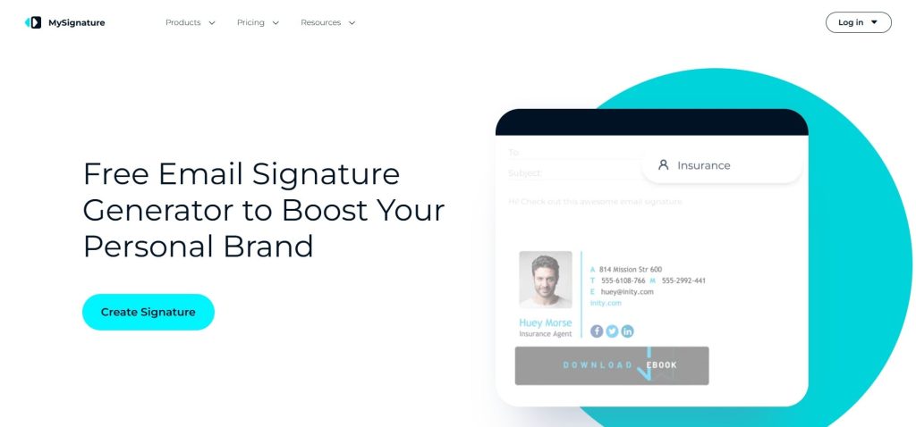 MySignature Free Email Signature Generator