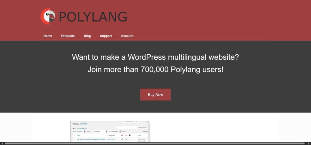 إضافة ترجمة Polylang WordPress
