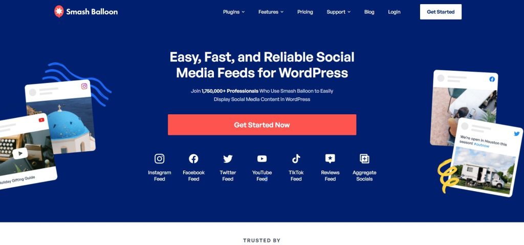 Smash Balloon WordPress Social Media Plugin