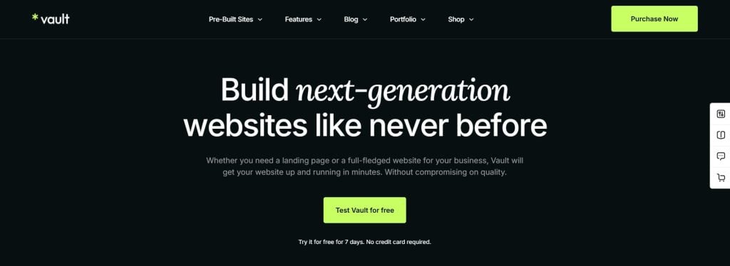 Vault WordPress 테마