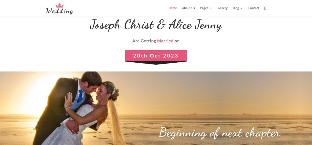 Divi Wedding Theme for WordPress