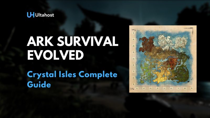 crystal isles map in ark survival evo guide